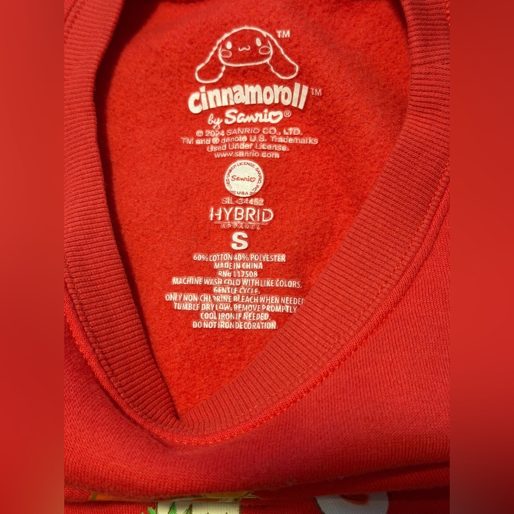 Sanrio Red Cinnamoroll Sweater - Picture 2 of 4